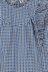 Houndstooth Print Girl's Co-Ord Set